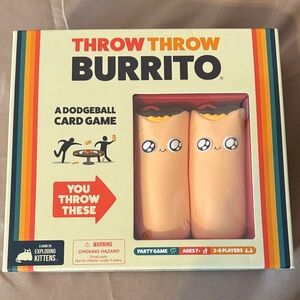 Throw Throw Burrito Dodgeball Card Game - Orange